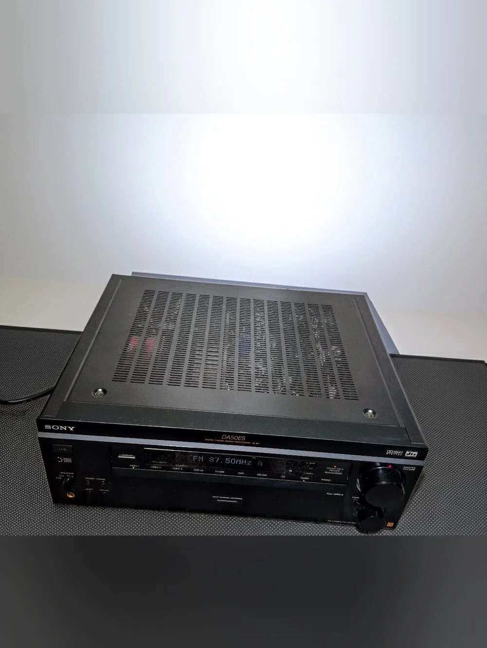Vintage Sony Black DA50/ES  Digital=High=End Cinema Surround Receiver - Black